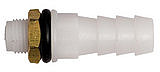 Vývod z nádoby-kanystru, závit M10/prům. 9 mm